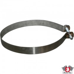 Metalowa opaska taśma wydechowa, 641 mm, stal nierdz